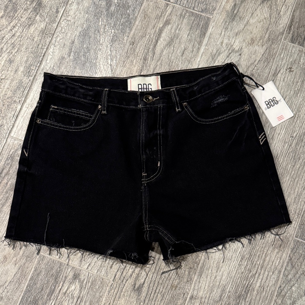 BDG Black Jean Shorts